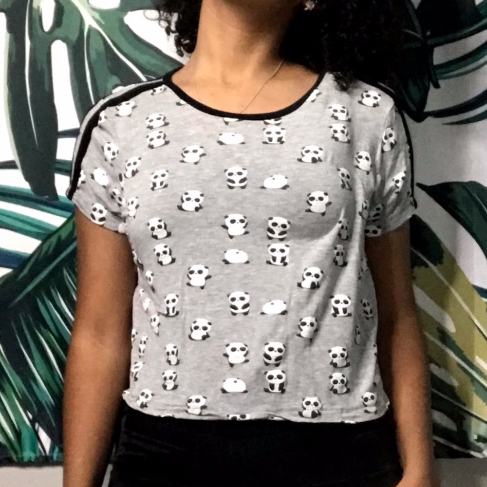 Panda Crop Top